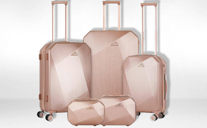 Kimberly Nested Hardside Spinner Luggage 5 Piece Set