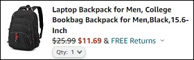 Laptop Backpack Checkout