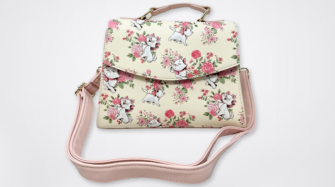 Loungefly Disney The Aristocats Marie Floral Print Crossbody Bag