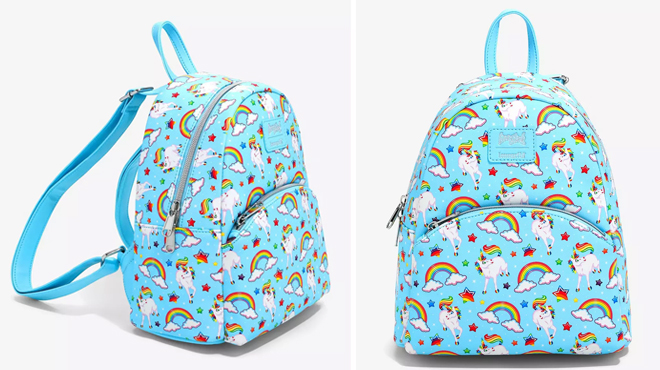 Loungefly Lisa Frank Markie Allover Print Mini Backpack Loungefly Lisa Frank Markie Allover Print Mini Backpack