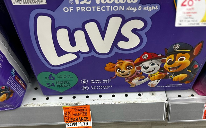 Luvs Diaper on Clearance at Walgreens