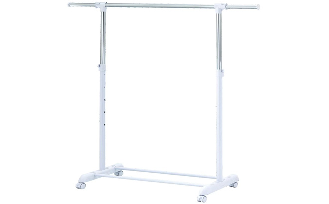 Mainstays Adjustable Rolling Garment Rack