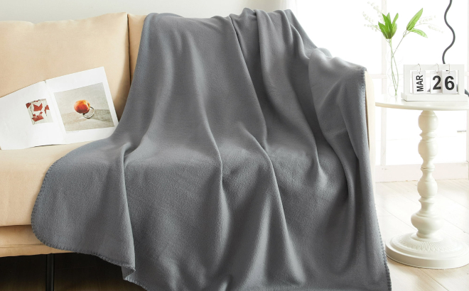 Mainstays Flannel Fleece Throw Blanket