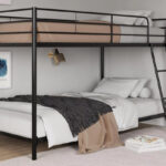 Mainstays Twin over Twin Low Profile Junior Bunk Bed in Black
