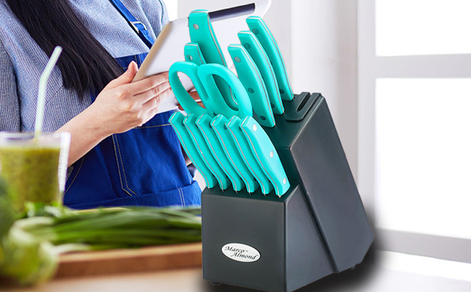 Marco Almond Kitchen Knife Set Marco Almond Kitchen Knife Set