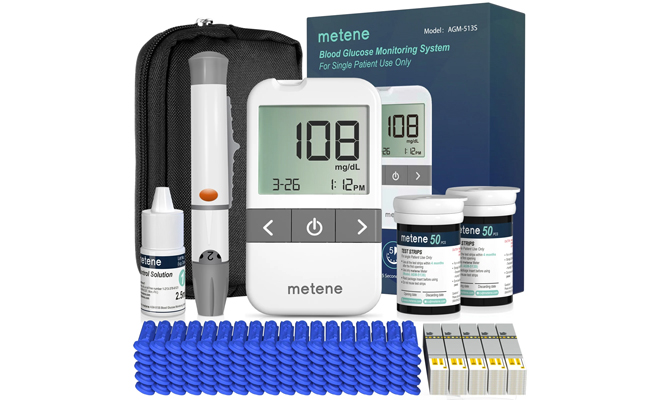 Metene Blood Glucose Monitor Kit Metene Blood Glucose Monitor Kit