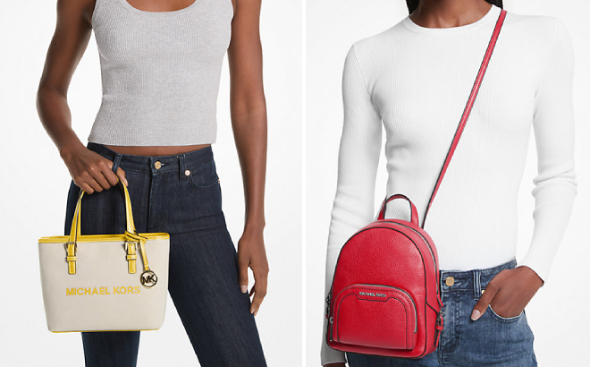 Michael Kors Extra Small Top Zip Tote and Jaycee Extra Small Convertible Backpack Michael Kors Extra Small Top Zip Tote and Jaycee Extra Small Convertible Backpack