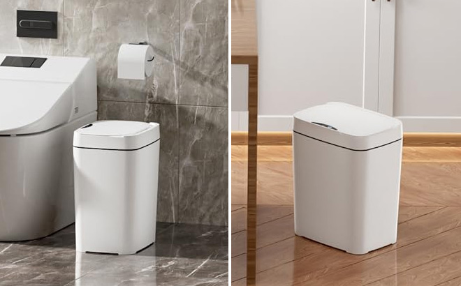 Motion Sensor Trash Can 2 Pack