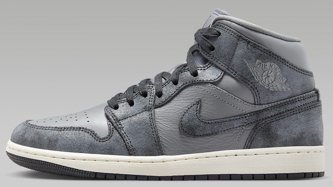 Nike Air Jordan 1 Mid SE Shoes in Smoke Grey Nike Air Jordan 1 Mid SE Shoes in Smoke Grey