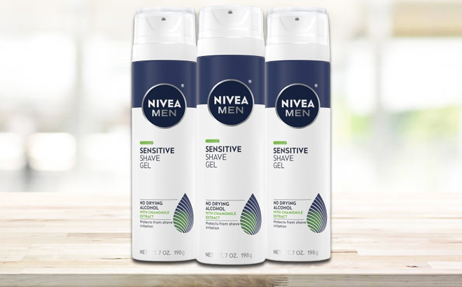 Nivea Men Sensitive Shave Gel 3 pk