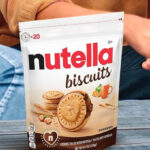 Nutella 20 Count Biscuit Cookies on a Table