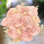 Omni Horticulture 20 in Pink Indoor Dozen Rose Artificial Flower Bouquet