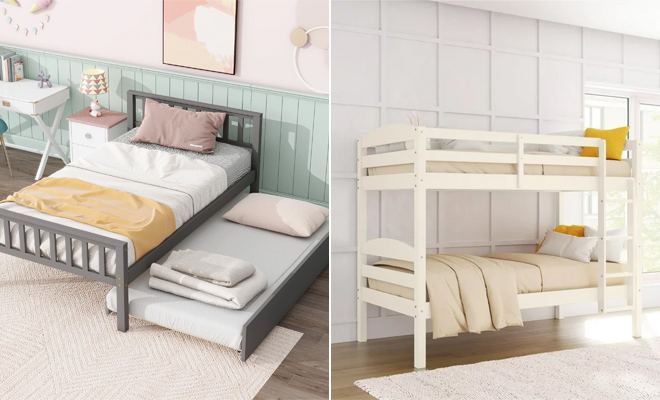 Paproos Twin Bed Frame with Trundle and Better Homes Gardens Leighton Solid Wood Twin over Twin Convertible Bunk Bed Paproos Twin Bed Frame with Trundle and Better Homes Gardens Leighton Solid Wood Twin over Twin Convertible Bunk Bed