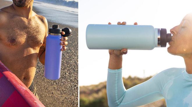 People Using Hydro Flask Wide Mouth with Flex Chug Cap People Using Hydro Flask Wide Mouth with Flex Chug Cap