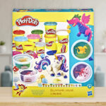 Play Doh Magical Sparkle Compound Play Dough Set on the Table