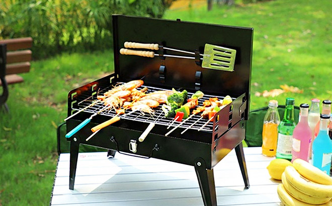 Portable Foldable Tabletop Grill