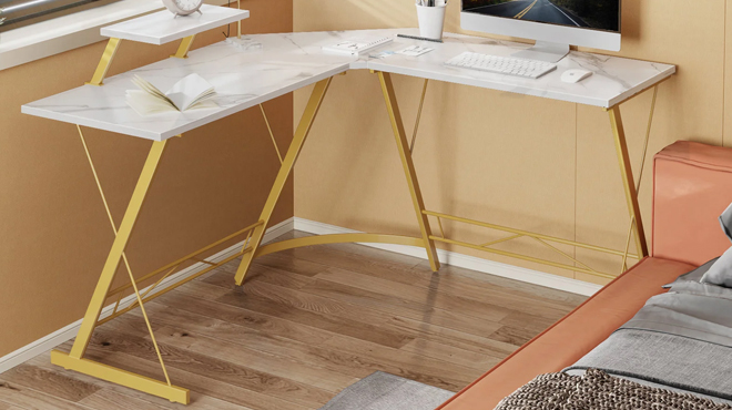 Queenborough L Shaped Computer Desk