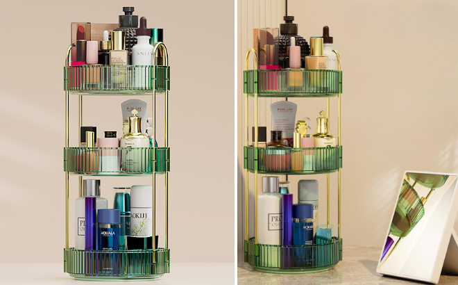 Rotating Makeup Organizer