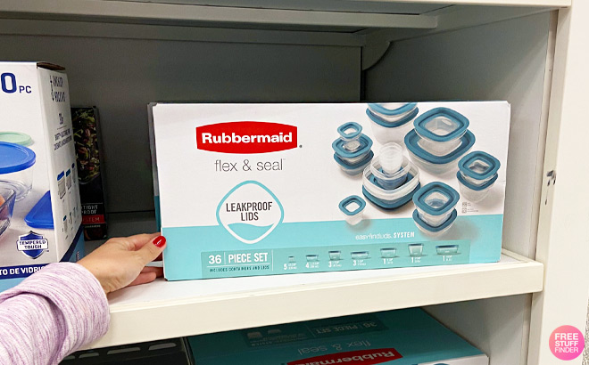 Rubbermaid 36 Piece Flex Seal Food Storage Set