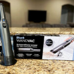 Shark WandVac Cordless Handheld Vacuum on a Kitchen Countertop