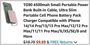 Small Portable Power Bank Screenshot