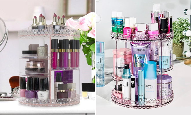 Sorbus Rotating Makeup Organizer in Two Colors