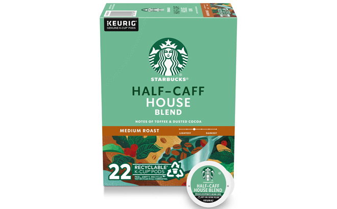 Starbucks Half Caff House Blend Coffee