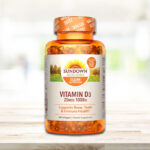 Sundown Vitamin D3 on a Counter