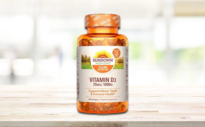 Sundown Vitamin D3 400-Count Just $4.95 Shipped at Amazon | Free Stuff ...