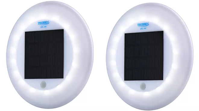 Techko Outdoor Solar Pool Lights 2 pc