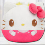 Teeturtle Hello Kitty 4 Reversible Plushie Showing a Happy Face