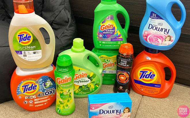Tide Gain and Downy Products 1