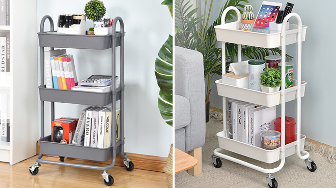 Toolf 3 Tier Rolling Storage Carts Toolf 3 Tier Rolling Storage Carts