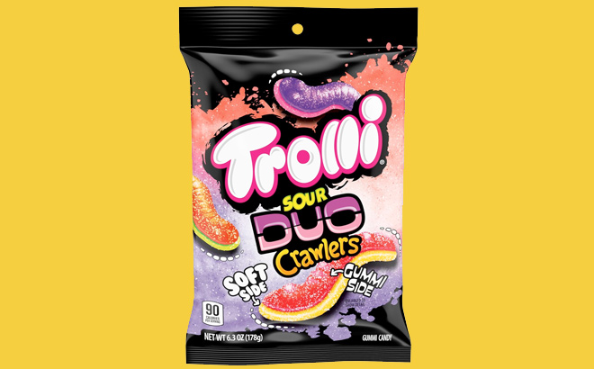 Trolli Sour Brite Duo Crawlers Candy 6 3 Ounce Bag Trolli Sour Brite Duo Crawlers Candy 6 3 Ounce Bag