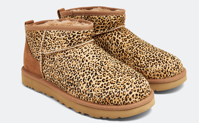 UGG Speckles Ultra Mini Ankle Booties