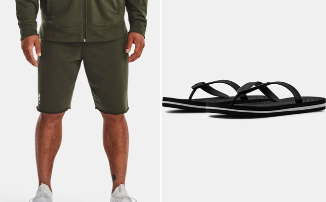 Under Armour Mens UA Rival Terry Shorts Under Armour Mens UA Rival Terry Shorts