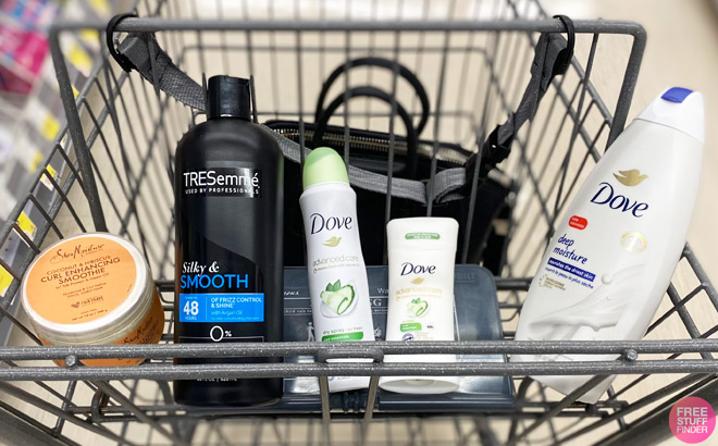 Unilever Personal Care Items in Shopping Cart