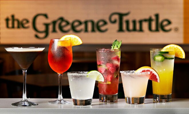 Various Drinks at The Greene Turtle Various Drinks at The Greene Turtle