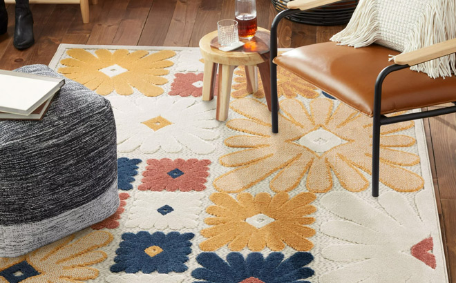 Wanda June Home Forest Floral Area Rug Wanda June Home Forest Floral Area Rug