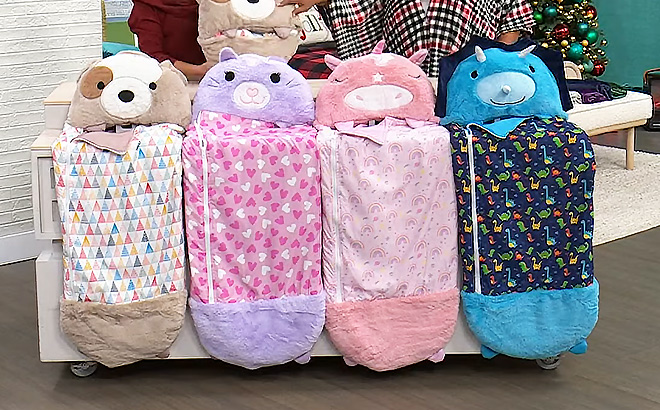 Warm Cozy Plush Character Toddler Sleeping Bag