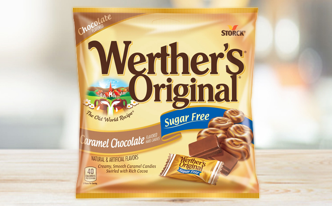 Werthers Sugar Free Caramel Chocolate Candies