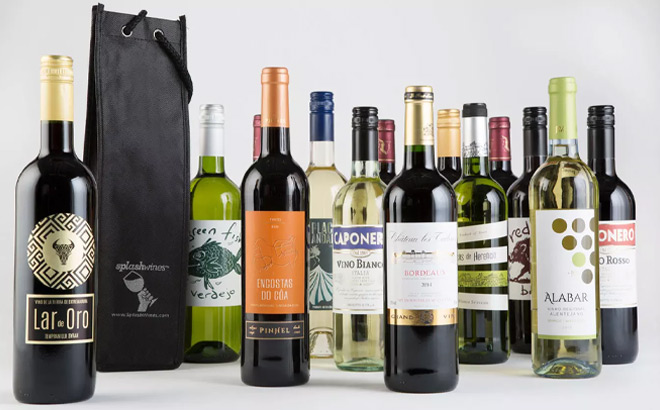 Wine Package with Three Cloth Carrying Bags