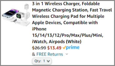 Wireless Charger at Checkout