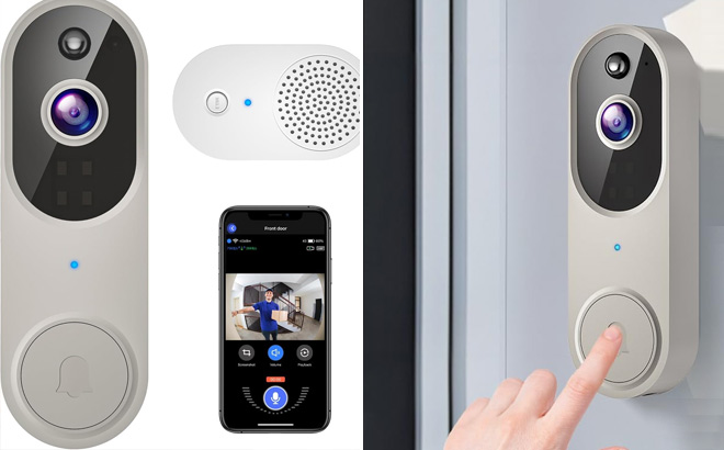 Wireless Video Doorbell Camera with Chime
