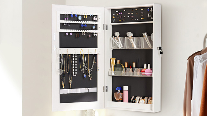 Yitahome Mirror Jewelry Cabinet