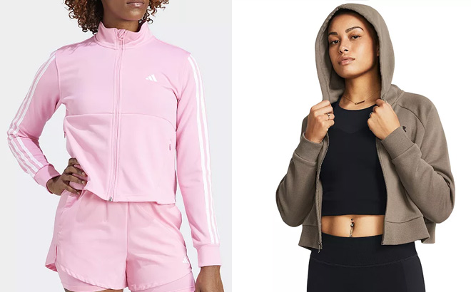 Adidas AEROREADY Training Essentials 3 Stripes Track Jacket Adidas AEROREADY Training Essentials 3 Stripes Track Jacket