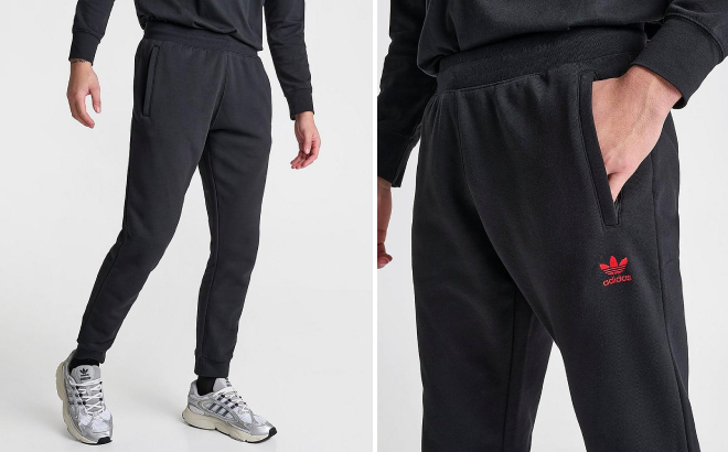 Adidas Originals Mens Trefoil Essentials Sweatpants Adidas Originals Mens Trefoil Essentials Sweatpants