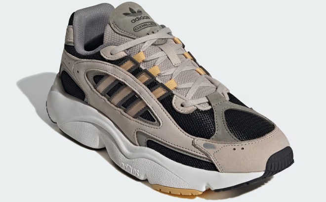 Adidas Ozmillen Mens Shoes in the Color Wonder Beige Oat Silver Pebble