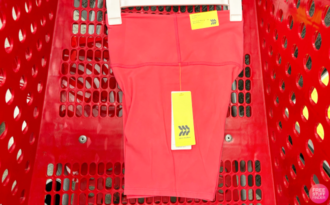 All In Motion Womens 6 Inch Ultra High Rise Bike Shorts in Cart