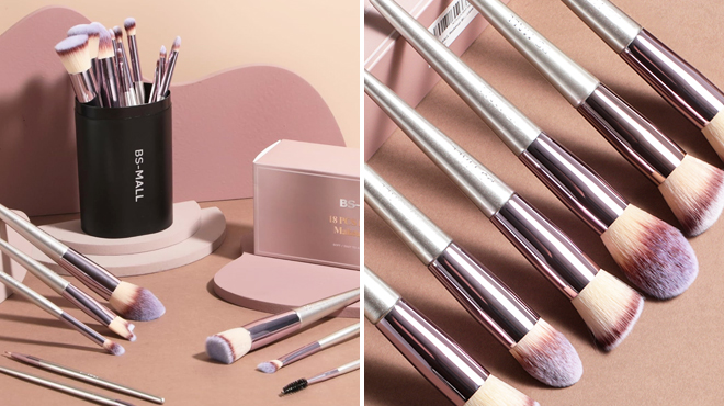 BS MALL Makeup Brush Set 18 Pieces